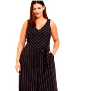 Rainbow Stripe Glitter Jumpsuit